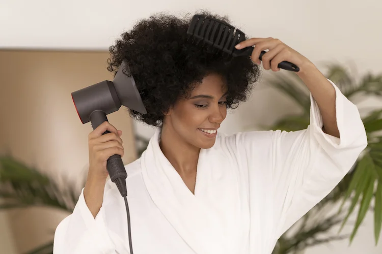 Diffuseur de sèche-cheveux - Accessoire de salon de coiffure pour cheveux  bouclés ou ondulés