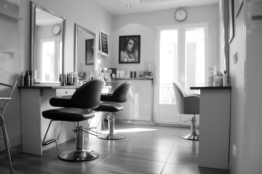 salon de coiffure decoloration